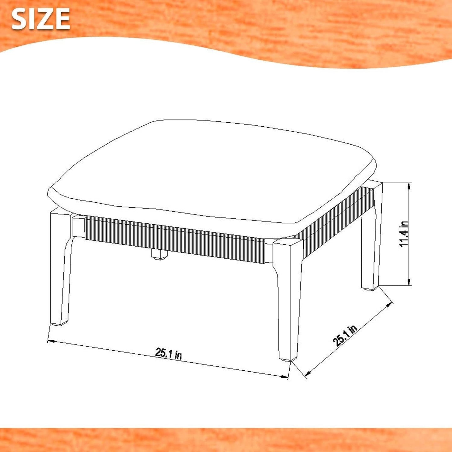 Kentucky 5-Piece Patio Sectional Set | Teak Finish, Weather Resistant Grey Cushions