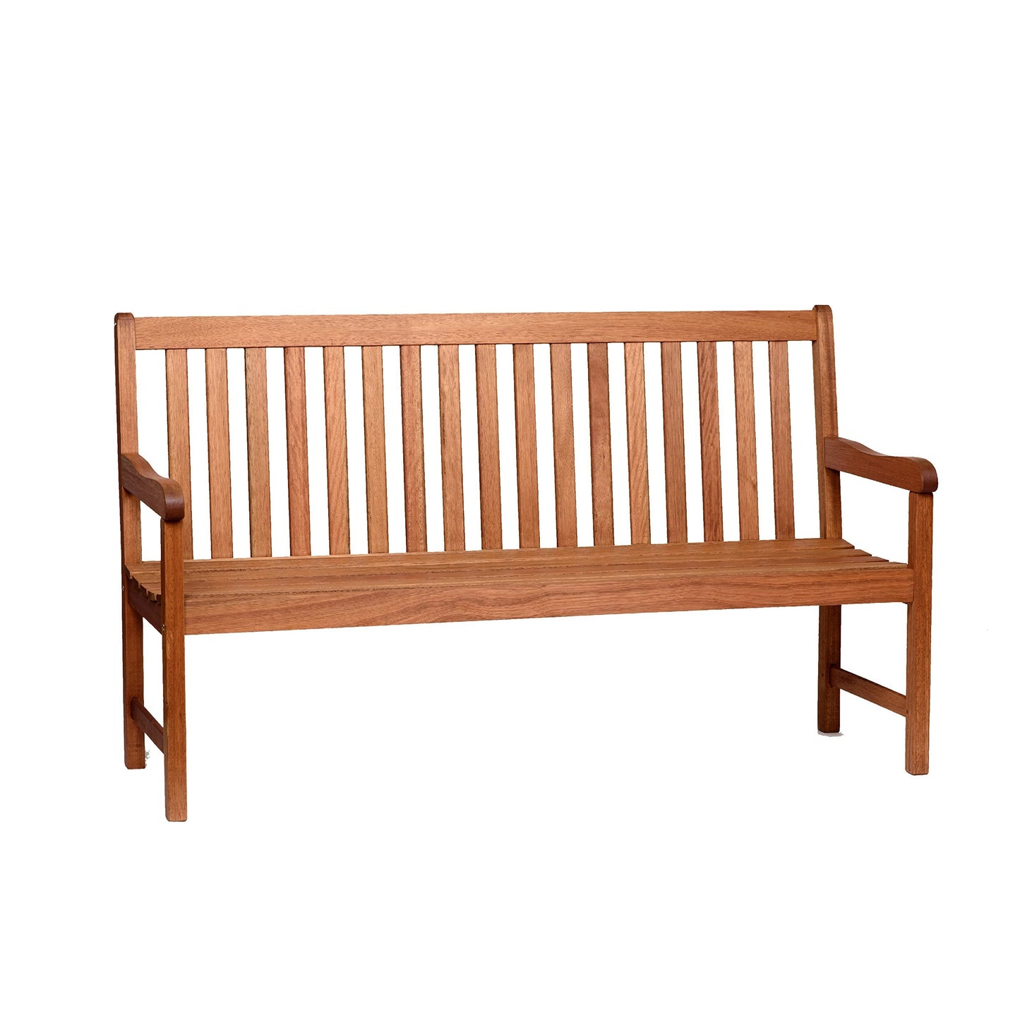 Milano 5-Feet Patio Bench | Eucalyptus Wood | Ideal for Outdoors and Indoors