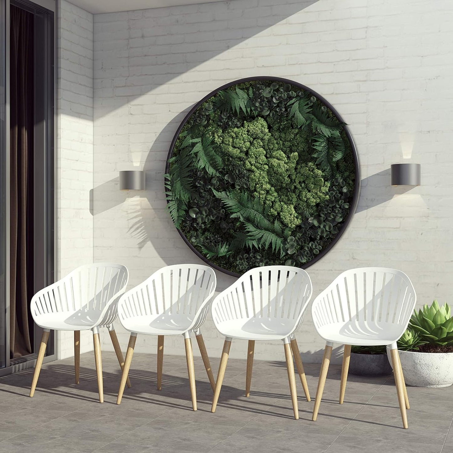 9-Piece Patio Rectangular Dining Table Set | Ideal for Outdoors and Indoors