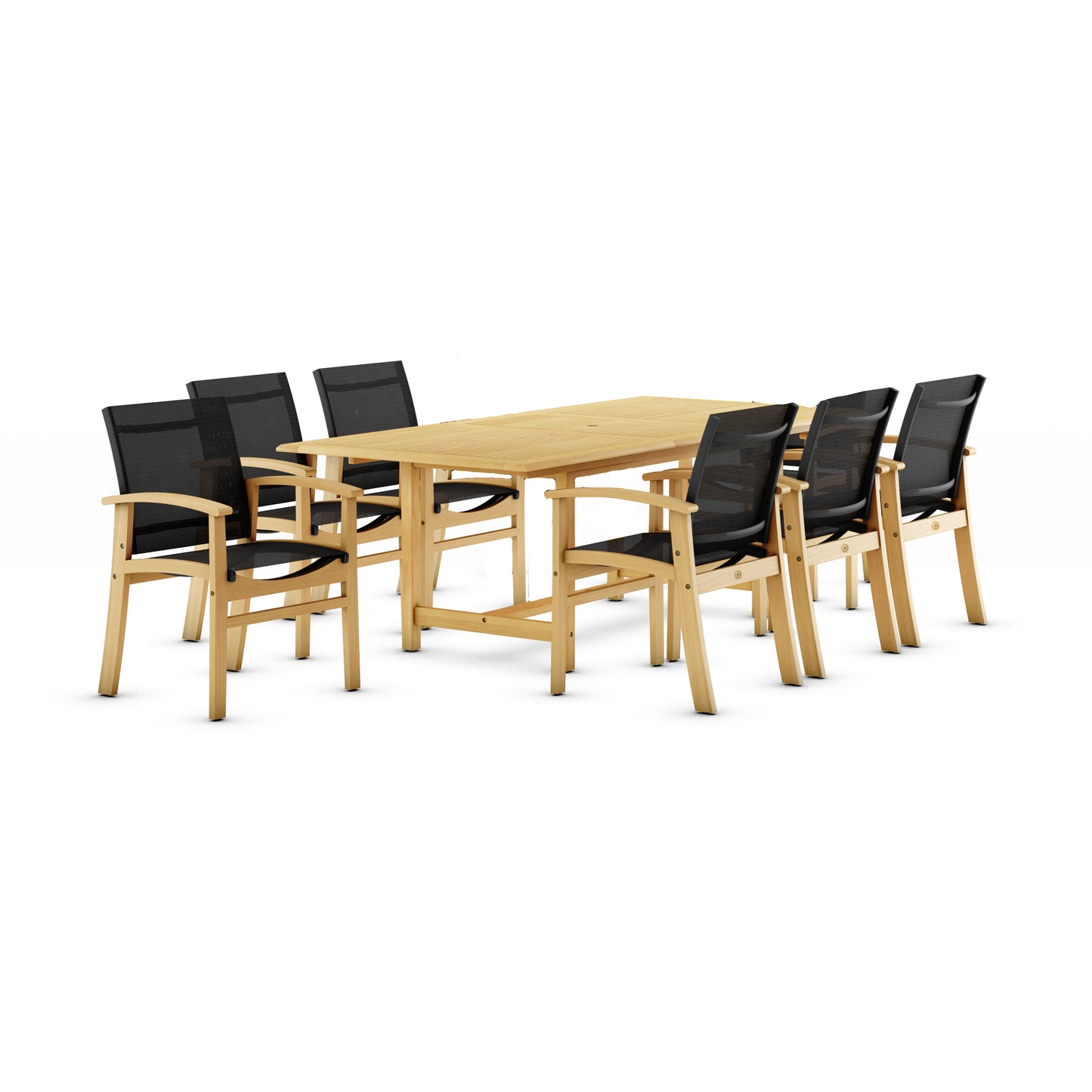 Patio Dining Set | Teak, 7-Piece