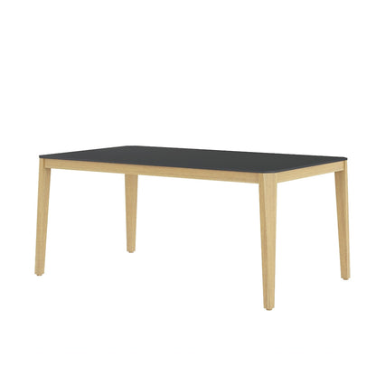 Teak Finish 100% FSC Eucalyptus Wood | Rectangular Patio Table, Garden Table Ideal for Outdoors and Indoors