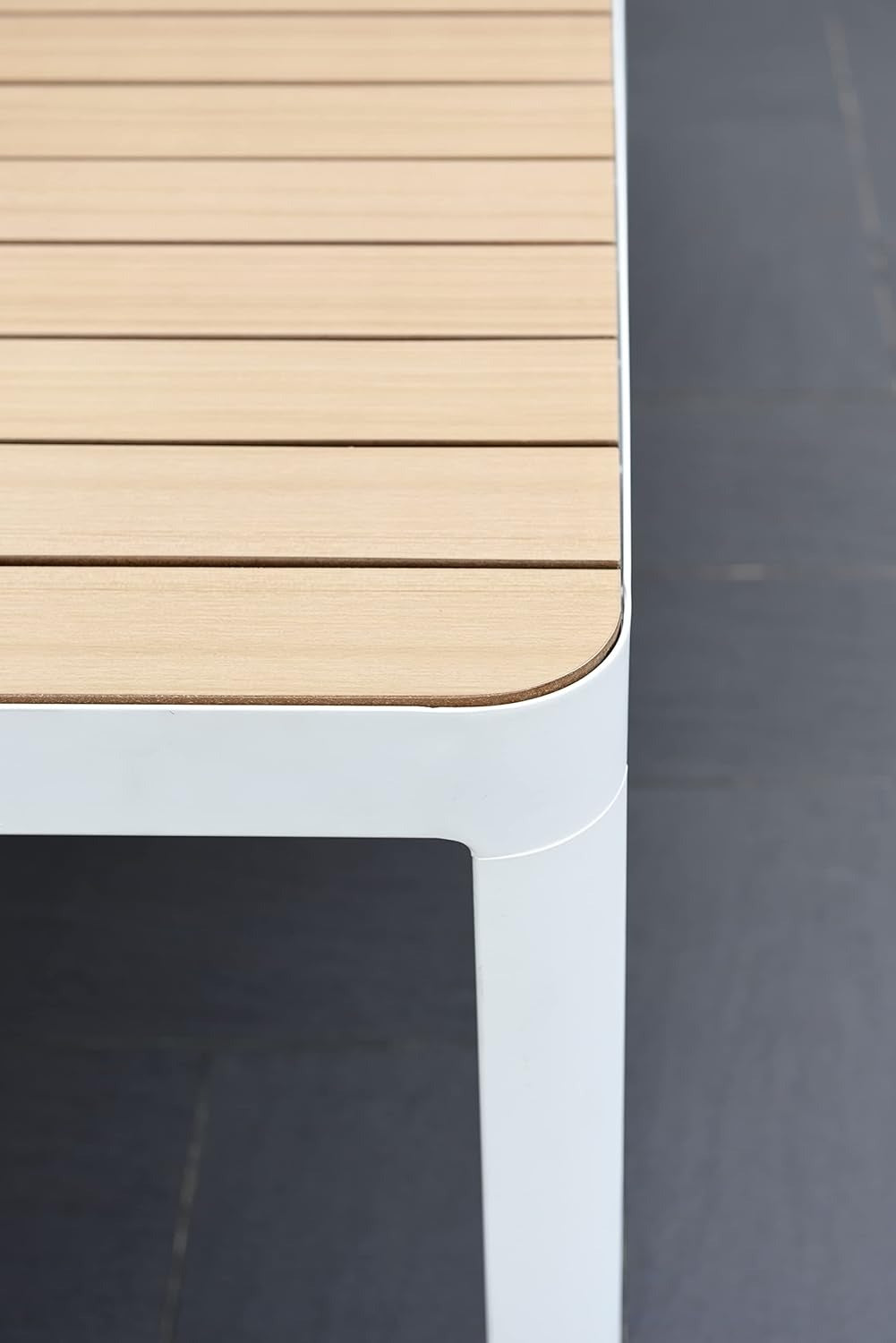 Kendall 1-Piece Dining Table Aluminum | Ideal for Outdoors