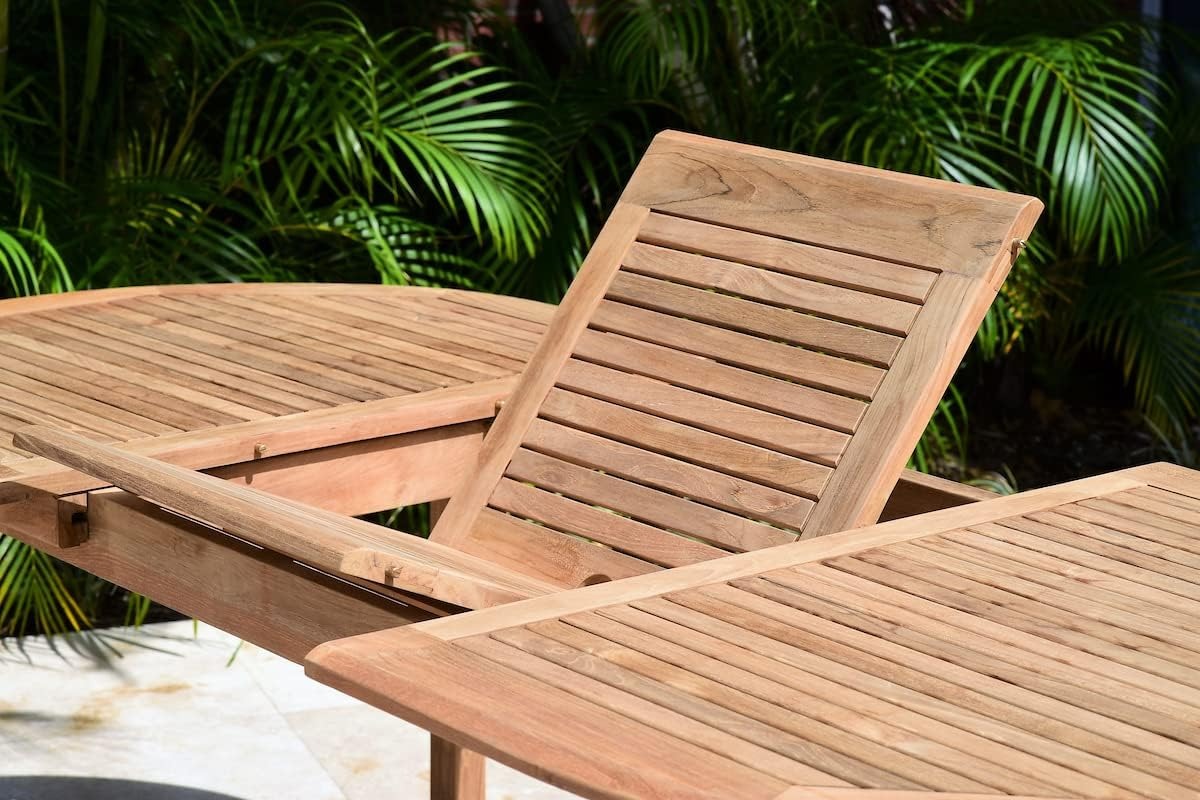 11-P Oval Dining Set | 100% FSC Teak Wood
