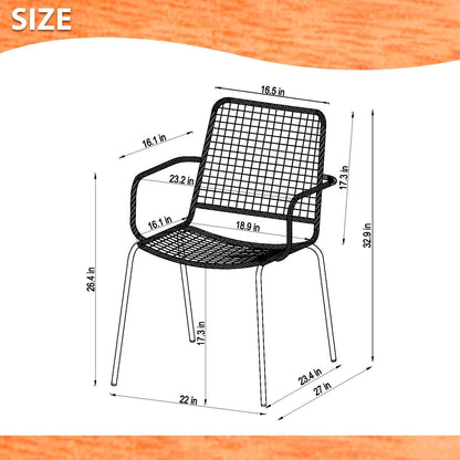 7-Piece Patio Rectangular Table Set | FSC Wood | Ideal for Indoors