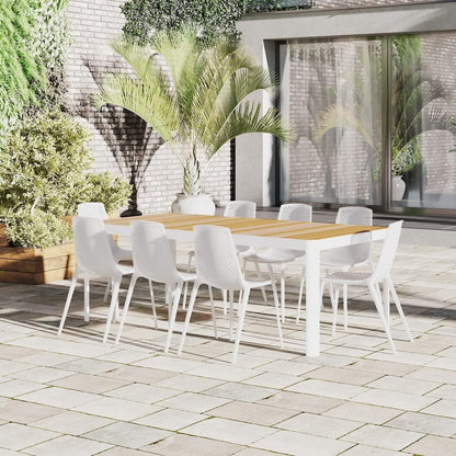 Rectangular Miami Patio Dining Set, 9 Piece