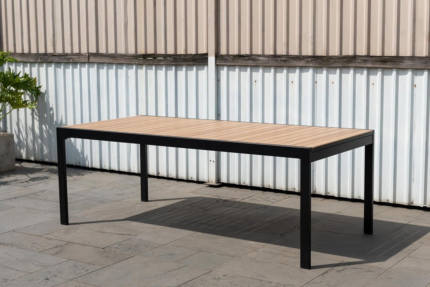 Kaihalulu Patio Dining Maintenance-Free Aluminum |Extendable Table|Ideal for Outdoors