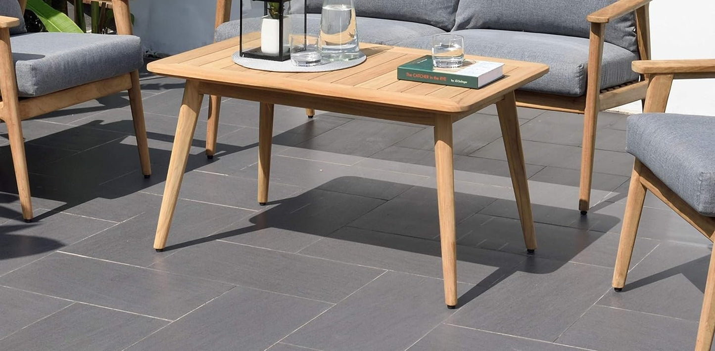 Baytown Patio Durable Outdoor and Indoor Furniture Made of Teak | Modern Coffe/Side Table