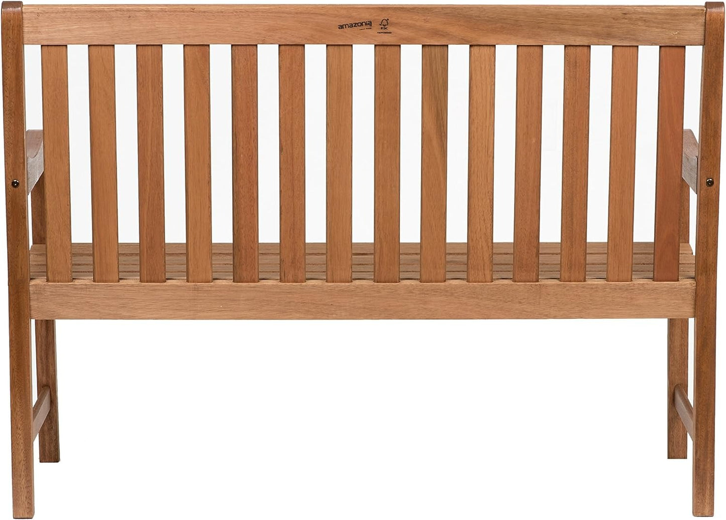 Milano 4-Feet Patio Bench | Eucalyptus Wood | Ideal for Outdoors and Indoors
