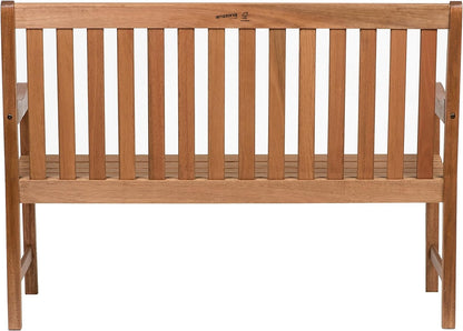 Milano 4-Feet Patio Bench | Eucalyptus Wood | Ideal for Outdoors and Indoors