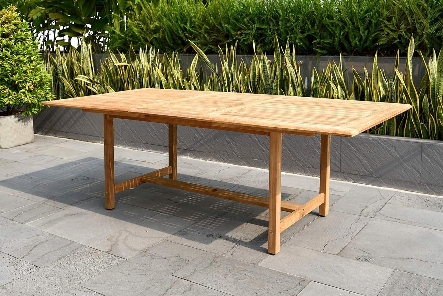 9-P Rectangular Dining Set | 100% Teak Wood