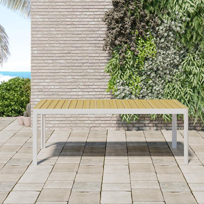 Kendall 1-Piece Dining Table Aluminum | Ideal for Outdoors