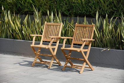 9-P Rectangular Dining Set | 100% Teak Wood