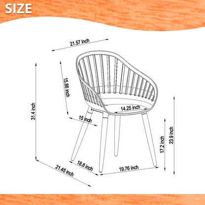Atos 11-Piece | Maintenance-Free Aluminum | |Ideal for Backyard, Outside Table and Chairs, Rectangular Outdoor Dining Set for 10