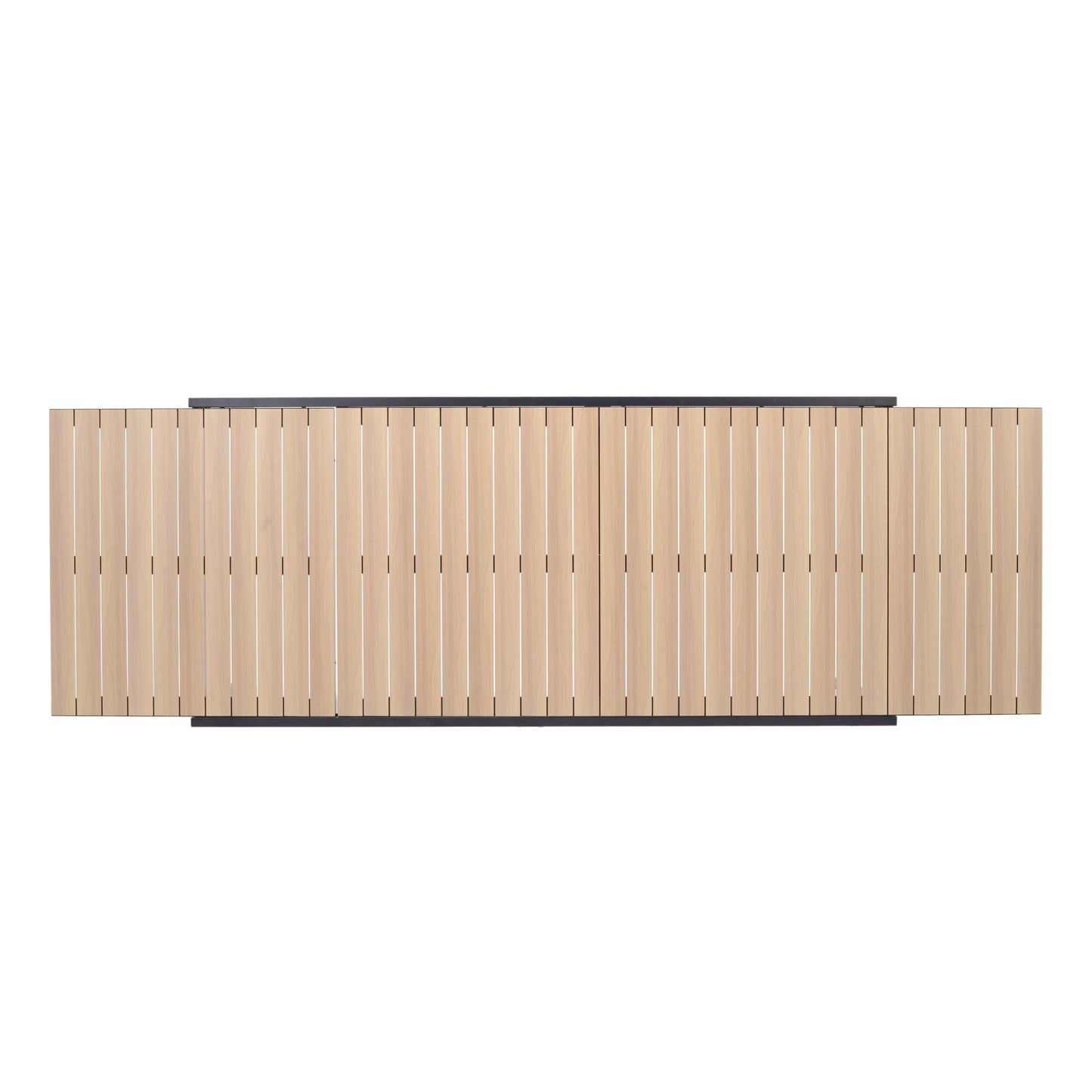 Kaihalulu Patio Dining Maintenance-Free Aluminum |Extendable Table|Ideal for Outdoors