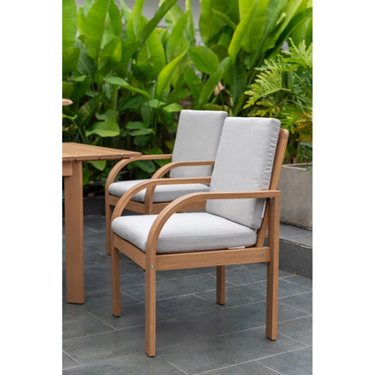 Berry 9Pc Outdoor Patio FSC Wood Dining Set With Cushions Hermes 9Pc Outdoor Patio FSC Wood Dining Set With Cushions Hermes 9Pc Outdoor Patio FSC Wood Dining Se