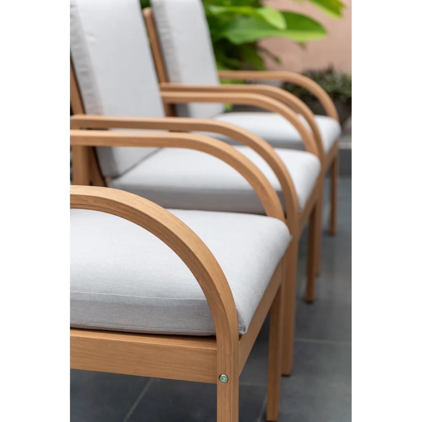 Berry 9Pc Outdoor Patio FSC Wood Dining Set With Cushions Hermes 9Pc Outdoor Patio FSC Wood Dining Set With Cushions Hermes 9Pc Outdoor Patio FSC Wood Dining Se
