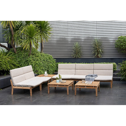 Amazonia Outdoor Patio Outdoor Sectional Cushions and Aluminum Frame