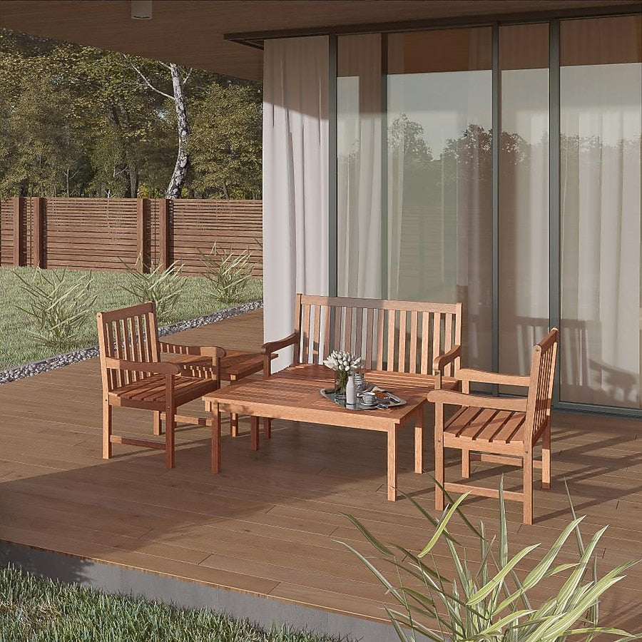 Amazonia Amazonia 5 -Piece Patio Conversation Set with Brown
