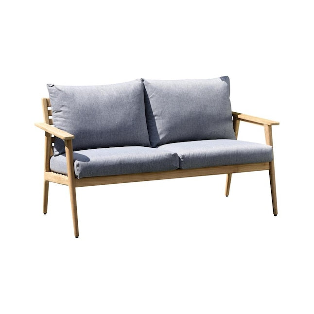 Amazonia Amazonia Teak 4 -Piece Patio Conversation Set with Brown Cushions Included