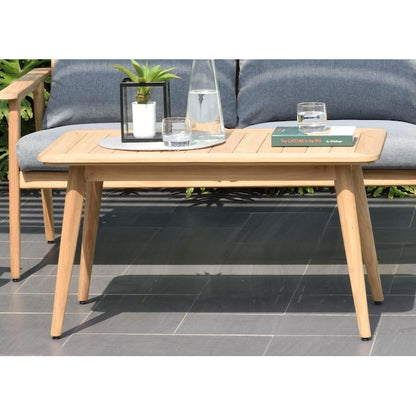 Amazonia Amazonia Teak 4 -Piece Patio Conversation Set with Brown Cushions Included