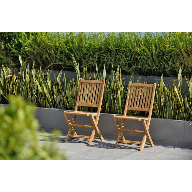 Amazonia Outdoor 11-Piece Natural Patio Dining Set Extendable Table Wood Rectangle Table with 10 Stationary Chairs