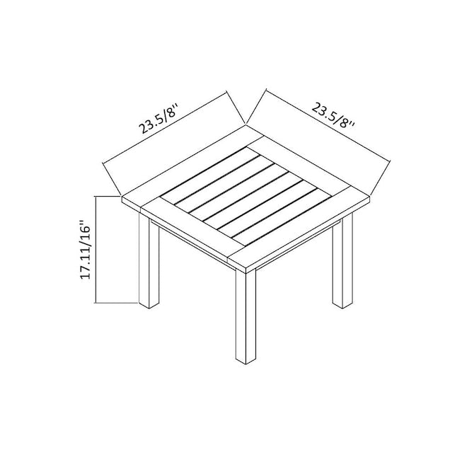 Amazonia Amazonia 5 -Piece Patio Conversation Set with Brown