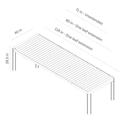 Amazonia 11-Piece Gray Patio Dining Set Extendable Table Aluminum Rectangle Table with 10 Stationary and Motion Chairs